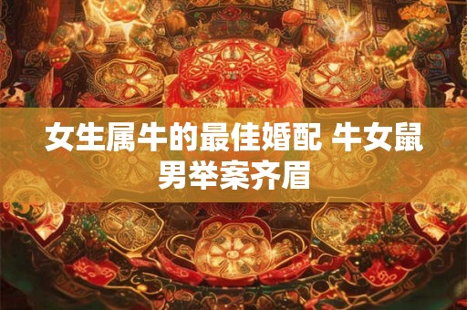 女生属牛的最佳婚配 牛女鼠男举案齐眉