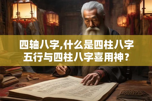 四轴八字,什么是四柱八字五行与四柱八字喜用神？