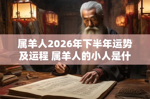 属羊人2026年下半年运势及运程 属羊人的小人是什么属相