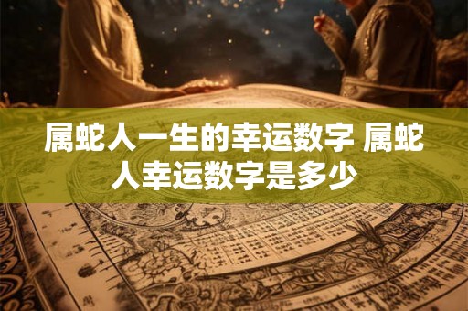 属蛇人一生的幸运数字 属蛇人幸运数字是多少 属蛇人一生的幸运数字 属蛇人幸运数字是多少