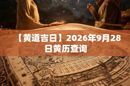 【黄道吉日】2026年9月28日黄历查询 【黄道吉日】2026年9月28日黄历查询
