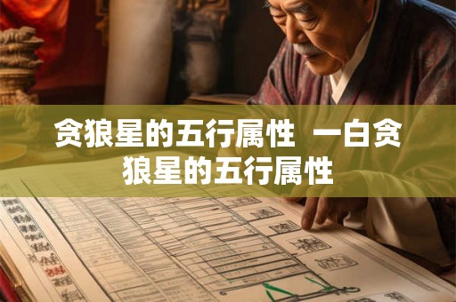 贪狼星的五行属性  一白贪狼星的五行属性