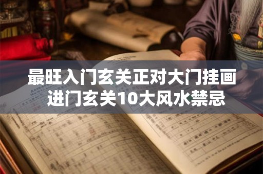 最旺入门玄关正对大门挂画  进门玄关10大风水禁忌