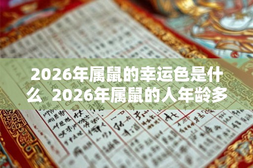 2026年属鼠的幸运色是什么  2026年属鼠的人年龄多大