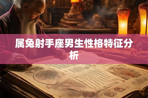 属兔射手座男生性格特征分析