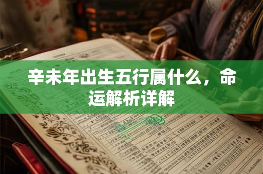 辛未年出生五行属什么，命运解析详解