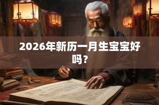 2026年新历一月生宝宝好吗？