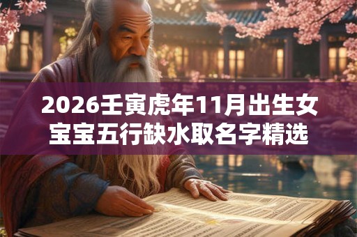 2026壬寅虎年11月出生女宝宝五行缺水取名字精选