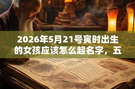 2026年5月21号寅时出生的女孩应该怎么起名字,五行八字是什么 2026年5月21号寅时出生的女孩应该怎么起名字,五行八字是什么