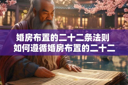 婚房布置的二十二条法则 如何遵循婚房布置的二十二条法则布置理想的婚房