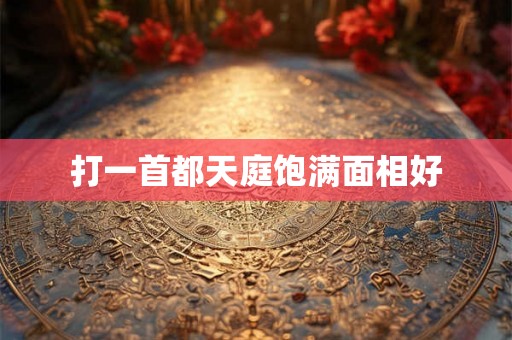 打一首都天庭饱满面相好