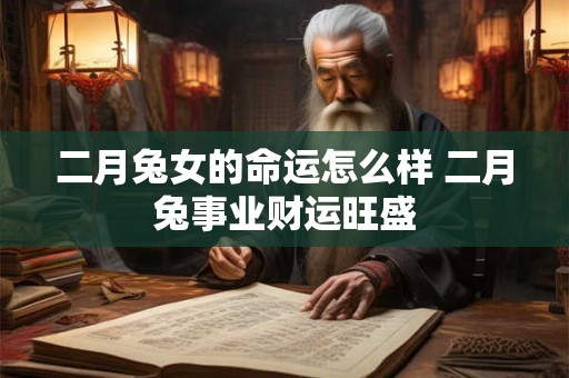 二月兔女的命运怎么样 二月兔事业财运旺盛