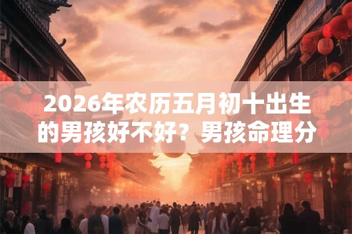 2026年农历五月初十出生的男孩好不好？男孩命理分析大全
