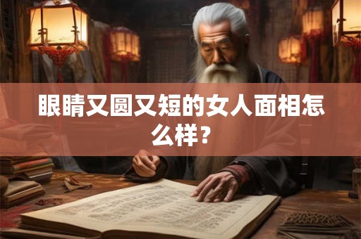 眼睛又圆又短的女人面相怎么样？