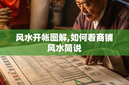 风水开帐图解,如何看商铺风水简说