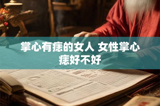 掌心有痣的女人 女性掌心痣好不好