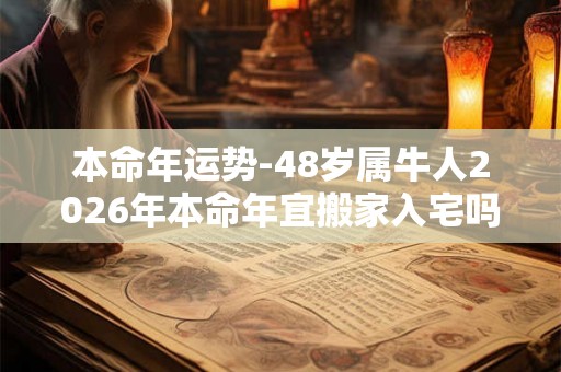 本命年运势-48岁属牛人2026年本命年宜搬家入宅吗