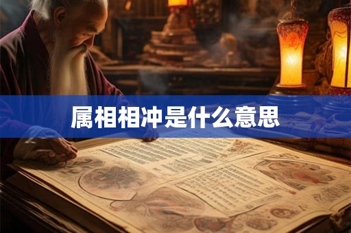 属相相冲是什么意思 属相相冲是什么意思
