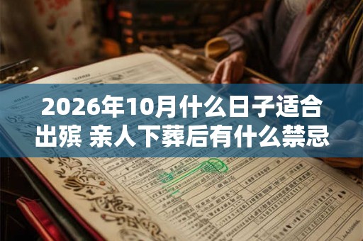 2026年10月什么日子适合出殡 亲人下葬后有什么禁忌 2026年10月什么日子适合出殡 亲人下葬后有什么禁忌