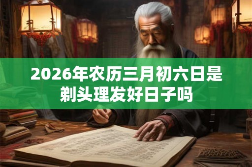 2026年农历三月初六日是剃头理发好日子吗 2026年农历三月初六日是剃头理发好日子吗