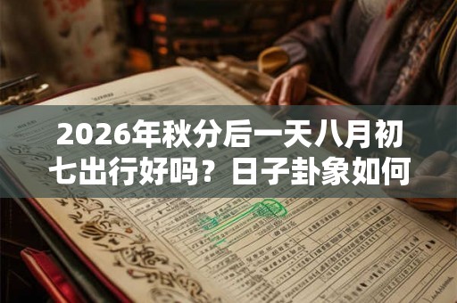 2026年秋分后一天八月初七出行好吗？日子卦象如何？