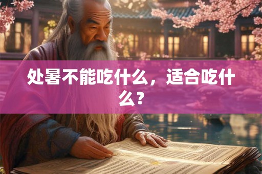 处暑不能吃什么,适合吃什么? 处暑不能吃什么,适合吃什么?