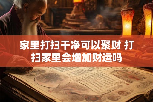 家里打扫干净可以聚财 打扫家里会增加财运吗 家里打扫干净可以聚财 打扫家里会增加财运吗