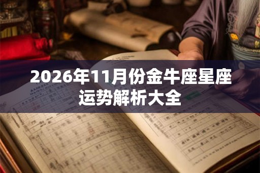 2026年11月份金牛座星座运势解析大全 2026年11月份金牛座星座运势解析大全