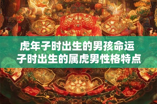 虎年子时出生的男孩命运 子时出生的属虎男性格特点 虎年子时出生的男孩命运 子时出生的属虎男性格特点