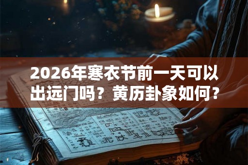 2026年寒衣节前一天可以出远门吗？黄历卦象如何？