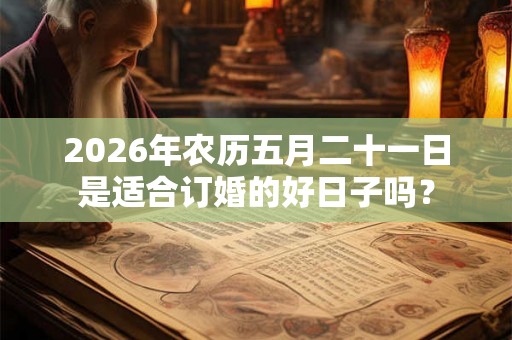 2026年农历五月二十一日是适合订婚的好日子吗？