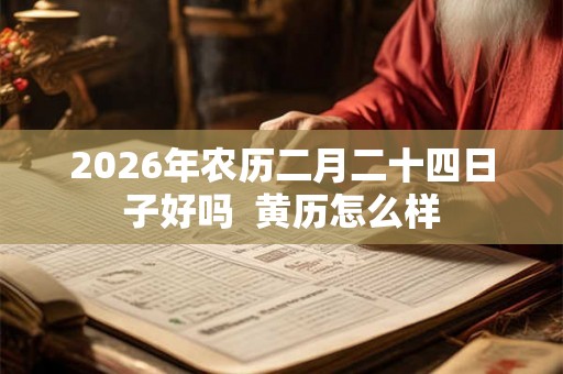 2026年农历二月二十四日子好吗  黄历怎么样