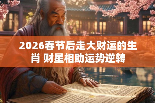 2026春节后走大财运的生肖 财星相助运势逆转