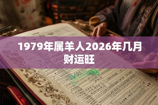 1979年属羊人2026年几月财运旺