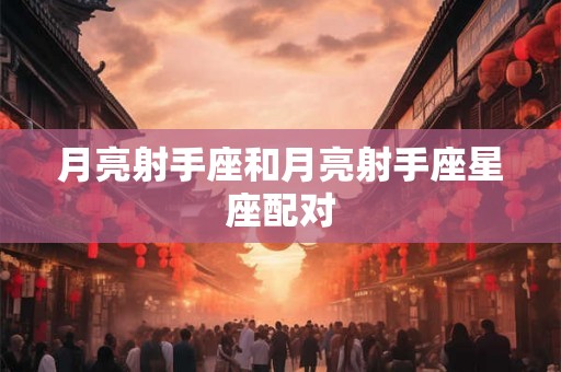 月亮射手座和月亮射手座星座配对 月亮射手座和月亮射手座星座配对
