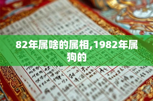 82年属啥的属相,1982年属狗的