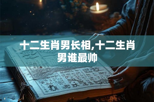 十二生肖男长相,十二生肖男谁最帅