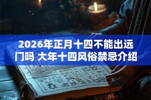 2026年正月十四不能出远门吗 大年十四风俗禁忌介绍