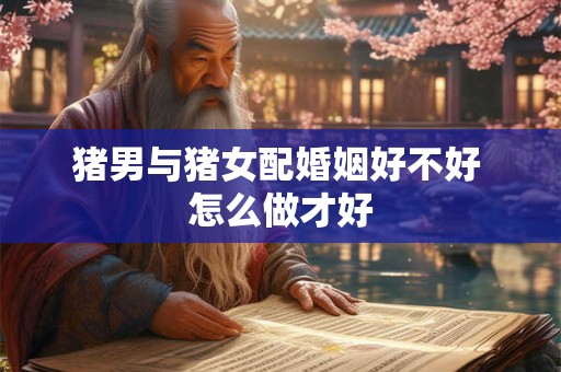 猪男与猪女配婚姻好不好 怎么做才好