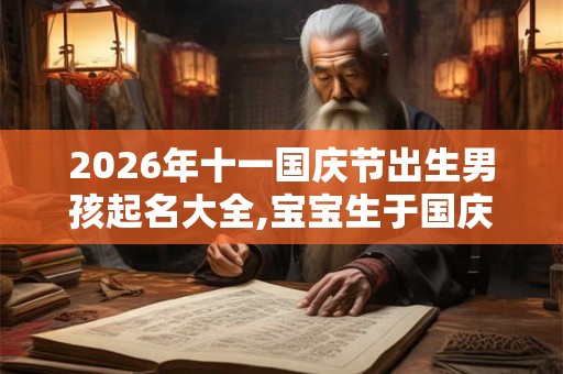 2026年十一国庆节出生男孩起名大全,宝宝生于国庆命好吗？