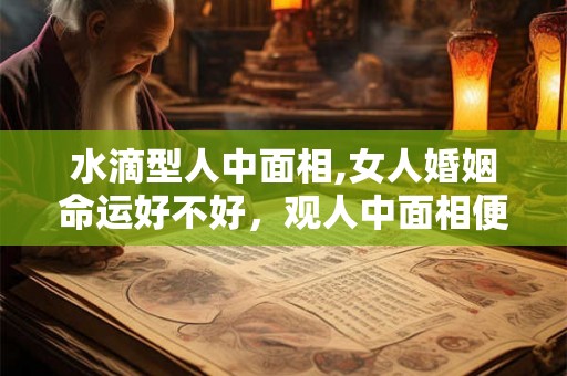 水滴型人中面相,女人婚姻命运好不好，观人中面相便知！