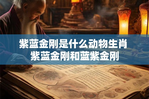 紫蓝金刚是什么动物生肖 紫蓝金刚和蓝紫金刚