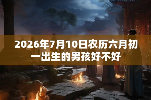 2026年7月10日农历六月初一出生的男孩好不好