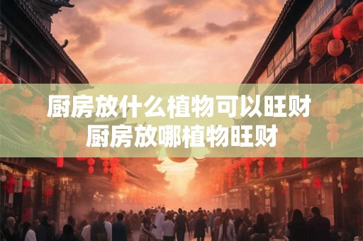厨房放什么植物可以旺财 厨房放哪植物旺财