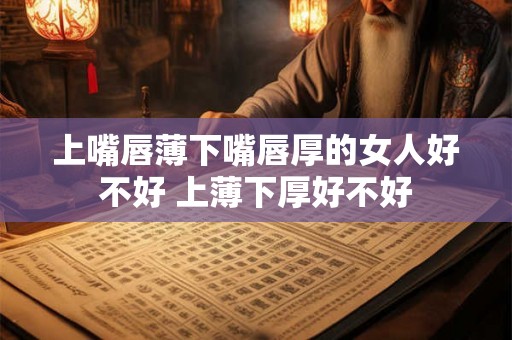 上嘴唇薄下嘴唇厚的女人好不好 上薄下厚好不好