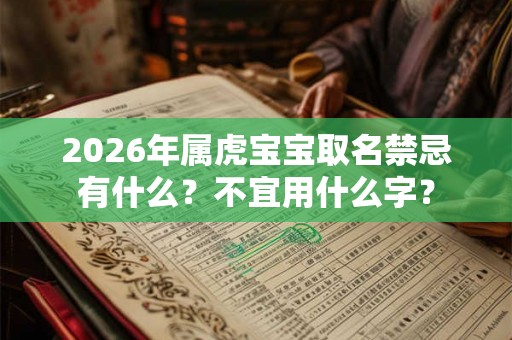 2026年属虎宝宝取名禁忌有什么？不宜用什么字？