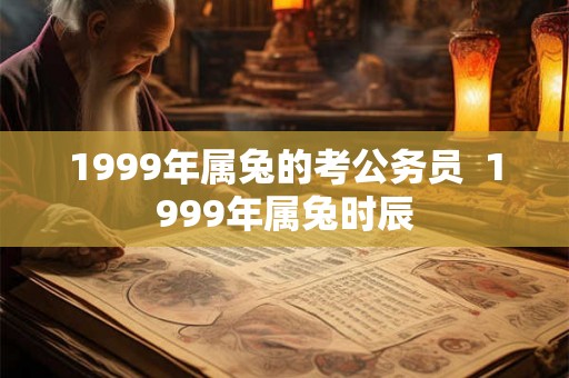 1999年属兔的考公务员  1999年属兔时辰