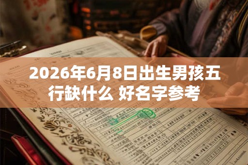 2026年6月8日出生男孩五行缺什么 好名字参考