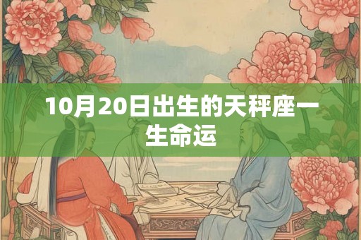 10月20日出生的天秤座一生命运 10月20日出生的天秤座一生命运
