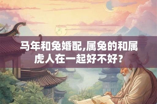 马年和兔婚配,属兔的和属虎人在一起好不好? 马年和兔婚配,属兔的和属虎人在一起好不好?